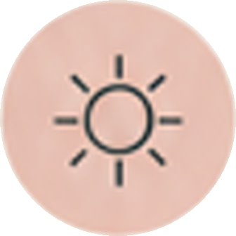 Hispanic owned Sun icon representing Hispanic ownership